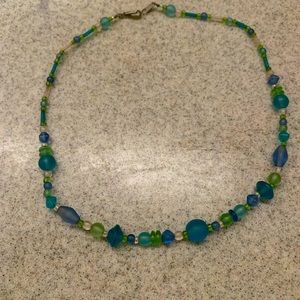 Murano glass chocker necklace, 16"